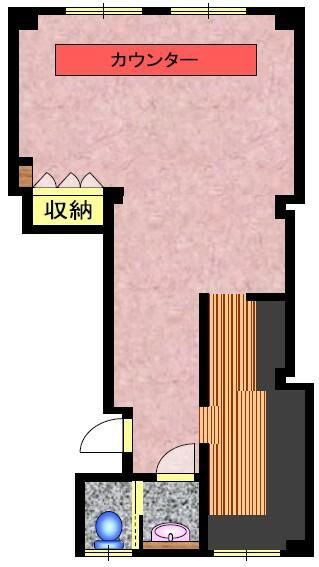 【墨田区・錦糸町駅徒歩5分】JR総武・中央緩行線　飲食店可×カウンター付！1フロア1テナントの10.8坪　駅徒歩圏内　トイレ・都市ガス・エレベーター完備